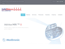 Tablet Screenshot of cardioritmo.com